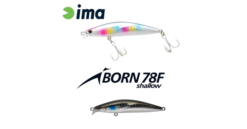 Ima Iborn 78F Shallow 78mm 8.5g 007 Mullet wobbler Shop Nu