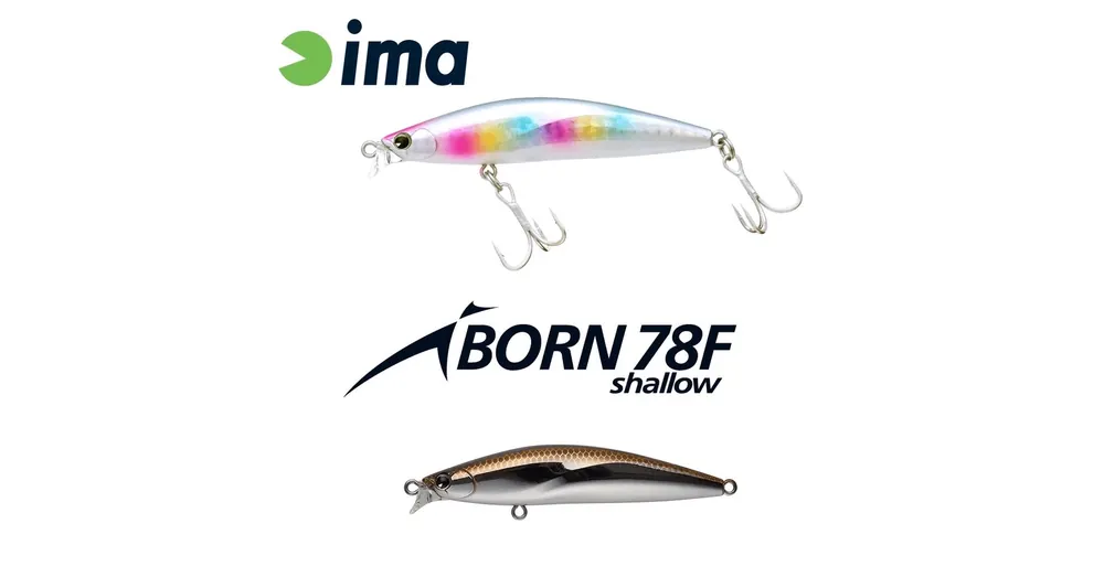 Goedkoop Ima Iborn 78F Shallow 78mm 8.5g 008 Haku wobbler