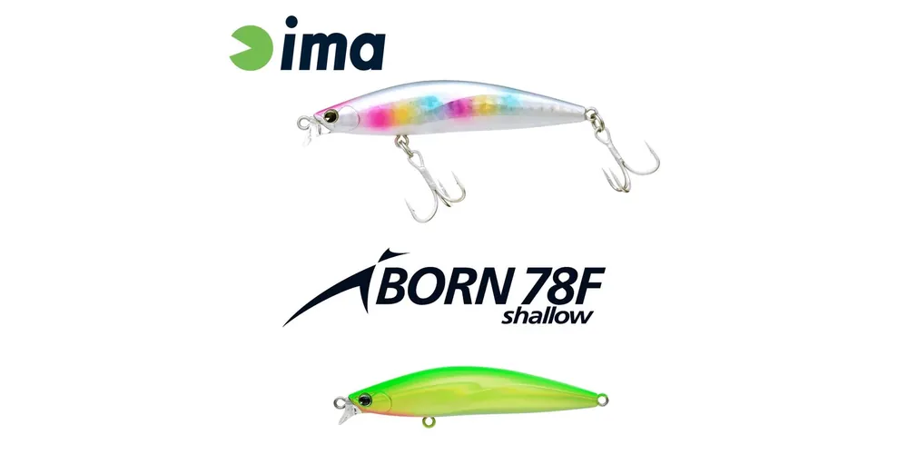 Ima Iborn 78F Shallow 78mm 8.5g 016 Rich Melon wobbler Direct Beschikbaar