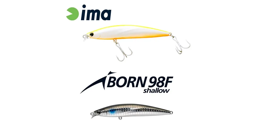 Ima Iborn 98F Shallow 98mm 13g 006 Mullet wobbler Populair