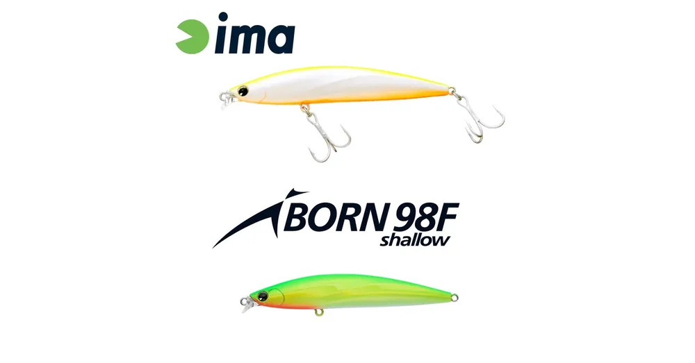 Ima Iborn 98F Shallow 98mm 13g 018 Rich Melon wobbler Rechtstreeks Van De Fabrikant