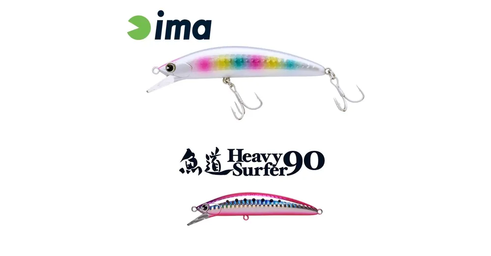 Flitsaanbieding Ima Heavy Surfer 90HS 90mm 28g 102 Pink Sardines wobbler