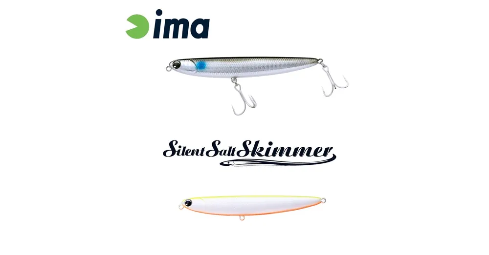 Actieprijs Ima Silent Salt Skimmer 110mm 13g 102 Chart Back Pearl wobbler