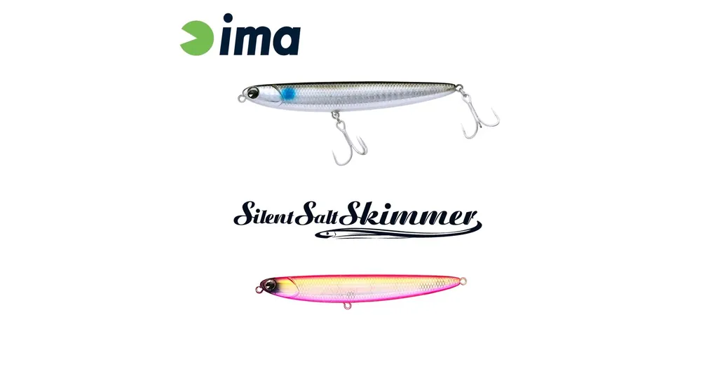 Ima Silent Salt Skimmer 110mm 13g 108 Pink & Pink wobbler Op = Op