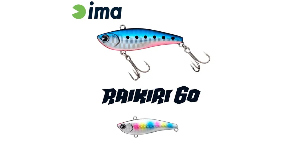 Aanbieding Ima Raikiri Vibration 60 60mm 11g 003 Cotton Candy wobbler
