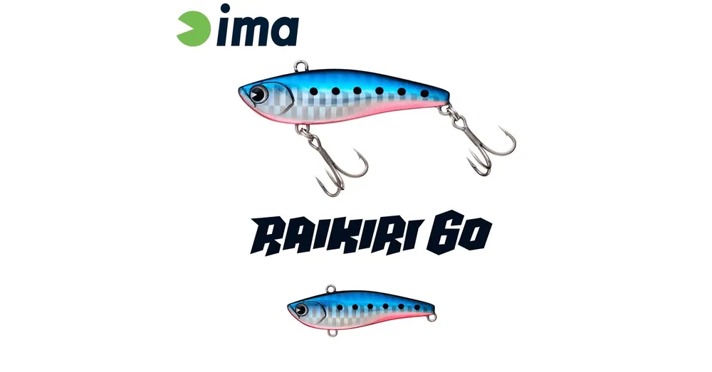 Ima Raikiri Vibration 60 60mm 11g 007 Japanese Sardine wobbler Snelle Levering