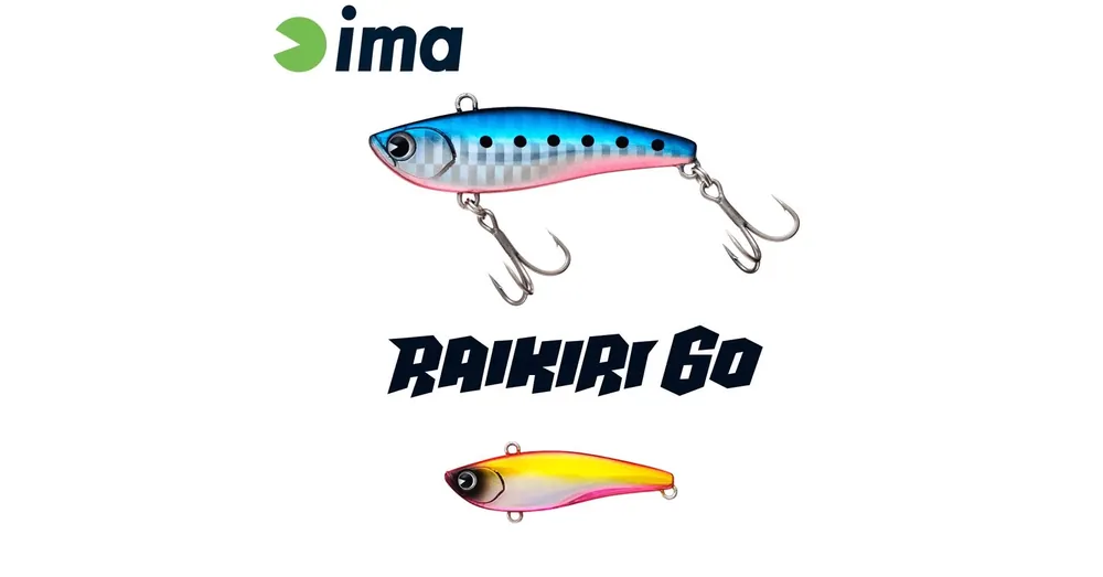 Direct Beschikbaar Ima Raikiri Vibration 60 60mm 11g 008 Pink & Pink wobbler