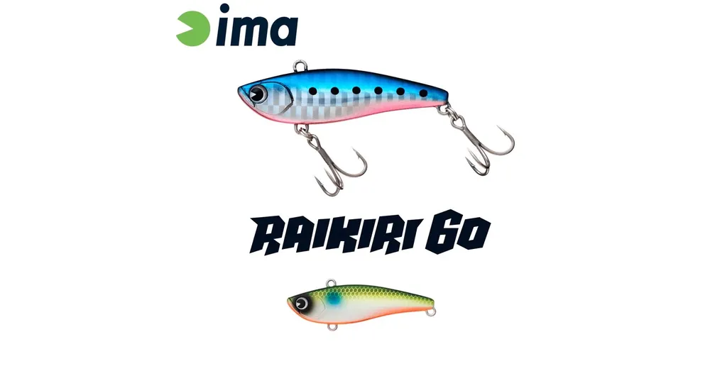 Ima Raikiri Vibration 60 60mm 11g 009 Pearl Bora OB wobbler Beperkte Voorraad