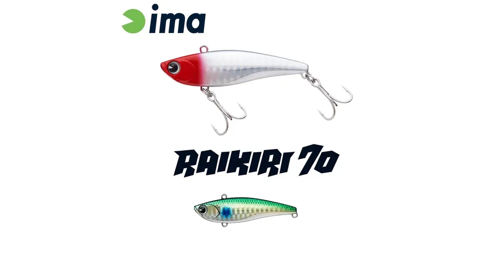 Ima Raikiri Vibration 70 70mm 15g 005 Gold Mullet wobbler Aanbieding