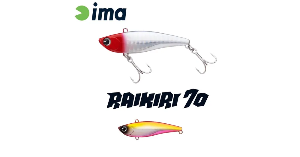 Laatste Kans Ima Raikiri Vibration 70 70mm 15g 012 Pink & Pink wobbler