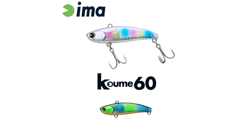 Koop Online Ima Koume Vibration 60 60mm 11g 121 Kingfisher wobbler