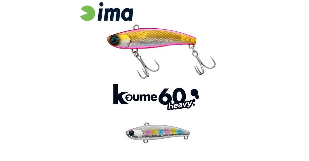 Ima Koume Vibration 60 Heavy 60mm 17g 104 Cotton Candy wobbler Dagaanbieding