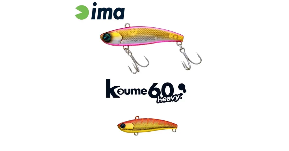 Ima Koume Vibration 60 Heavy 60mm 17g 108 Akakin OG wobbler Laatste Kans