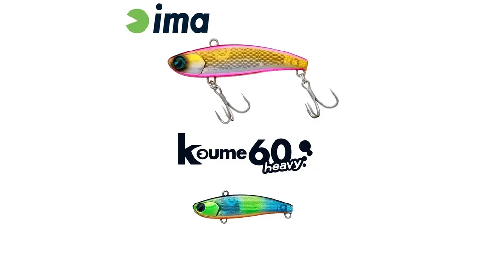 Fabrieksprijs Ima Koume Vibration 60 Heavy 60mm 17g 121 Kingfisher wobbler