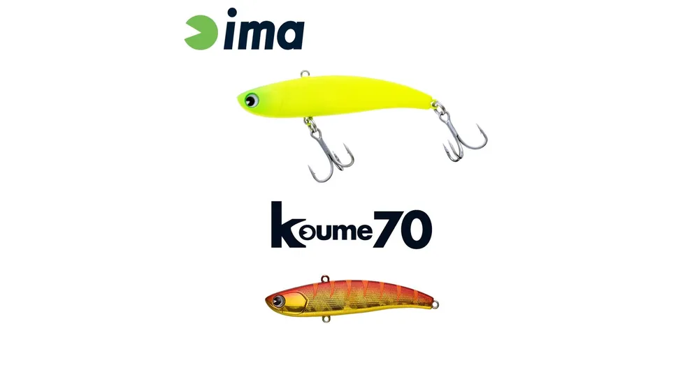 Ima Koume Vibration 70 70mm 13g 108 Akakin OG wobbler Snelle Levering