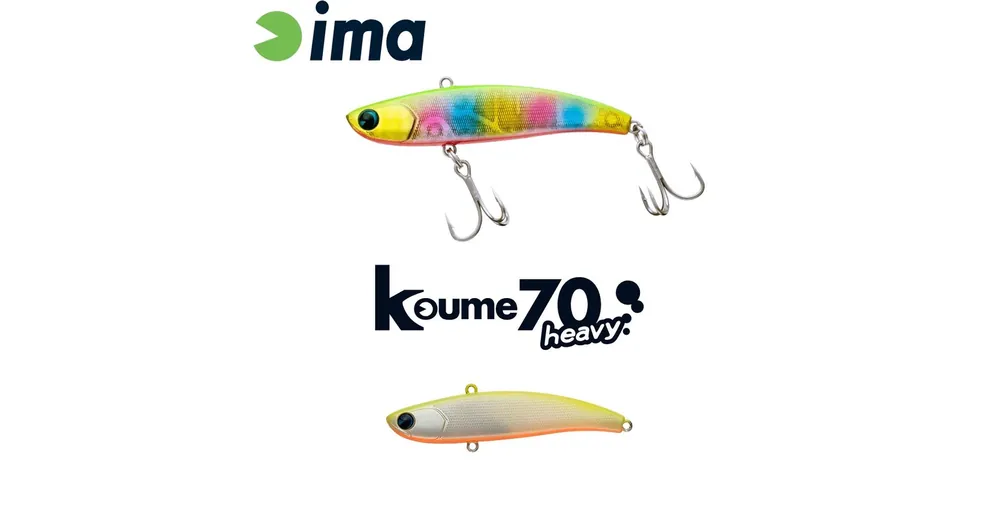 Gratis Retour Ima Koume Vibration 70 Heavy 70mm 18g 102 Chart Back Pearl wobbler