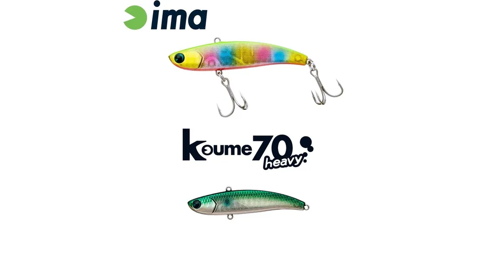 Gecertificeerd Ima Koume Vibration 70 Heavy 70mm 18g 120 Gold Mullet wobbler