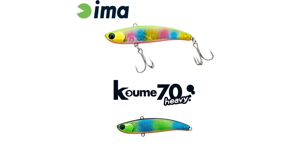 Ima Koume Vibration 70 Heavy 70mm 18g 121 Kingfisher wobbler Rechtstreeks Van De Fabrikant