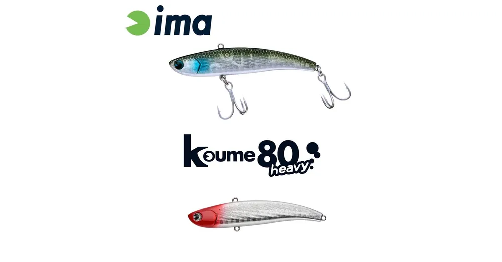 Bestseller Ima Koume Vibration 80 Heavy 80mm 20g 101 Red Head wobbler