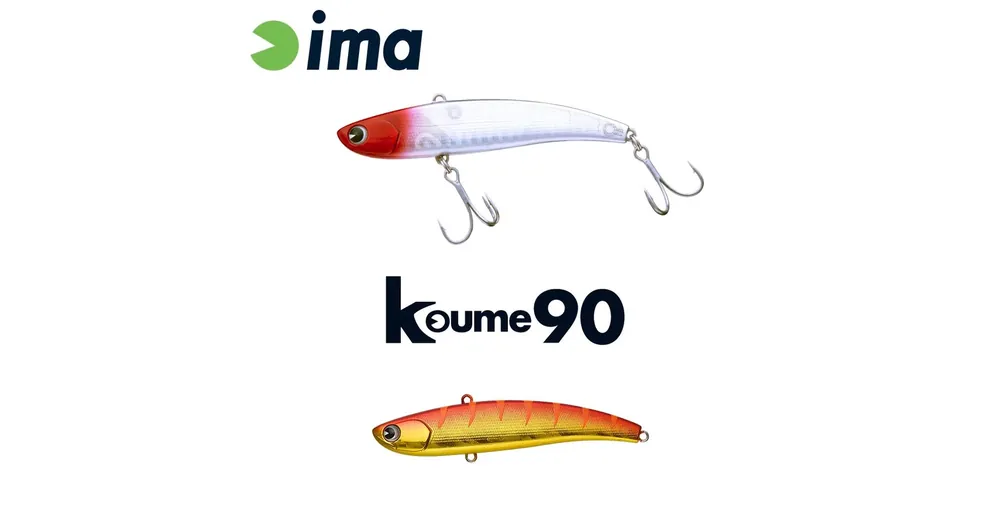 Ima Koume Vibration 90 90mm 20g 108 Akakin OG wobbler Beperkte Voorraad