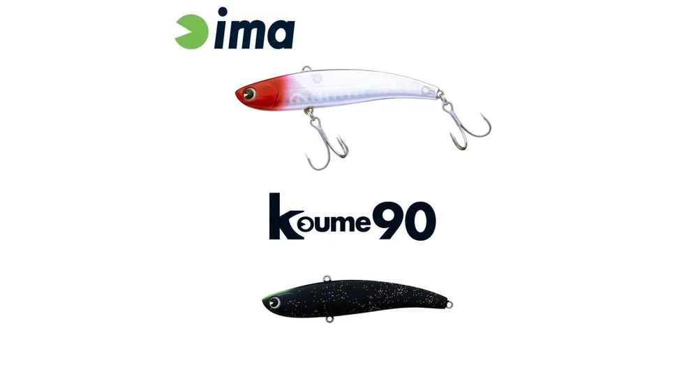 Ima Koume Vibration 90 90mm 20g 119 Matt Night Black wobbler Bestseller