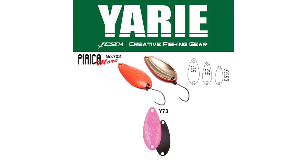 Yarie 702 Pirica More 1.8gr Y73 Pink Hololume kanál villantó Goedkoop
