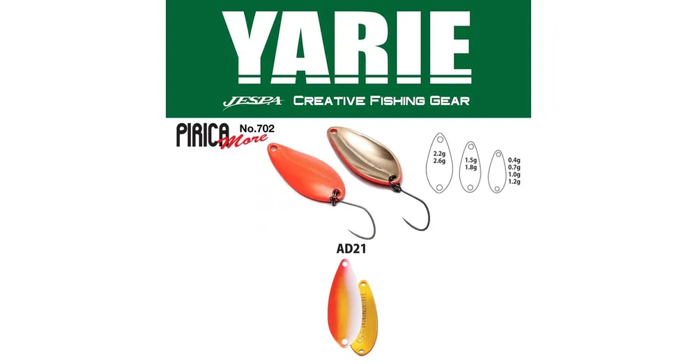 Bestseller Yarie 702 Pirica More 2.6gr AD21 Uzakin kanál villantó