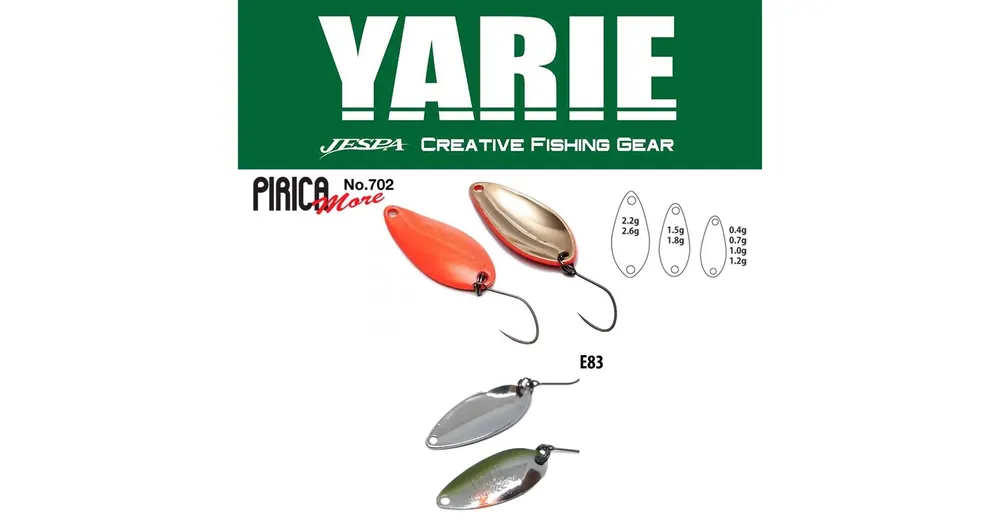 Yarie 702 Pirica More 2.6gr E83 Sabi Ayu kanál villantó Koop Online