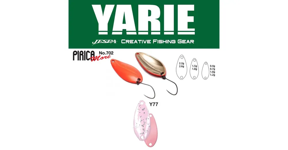 Laatste Kans Yarie 702 Pirica More 2.6gr Y77 Sakura kanál villantó