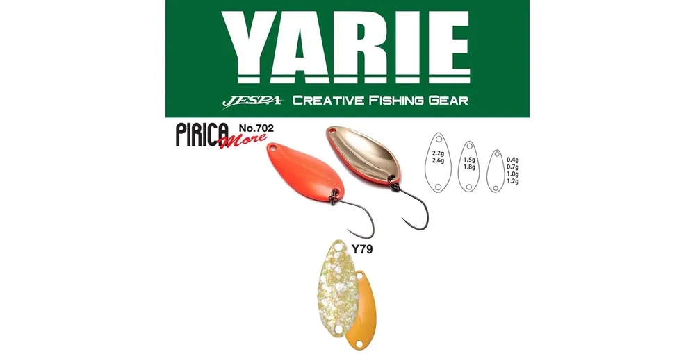 Yarie 702 Pirica More 2.6gr Y79 Zarame kanál villantó Weekendaanbieding