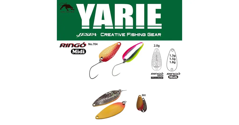 Beperkte Voorraad Yarie 704 Ringo Midi 1.8gr E81 Murasaki Uni kanál villantó