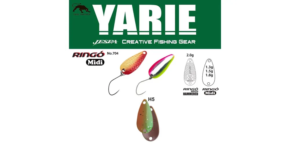 Yarie 704 Ringo Midi 1.8gr H5 Thirty Eight kanál villantó Koop Online