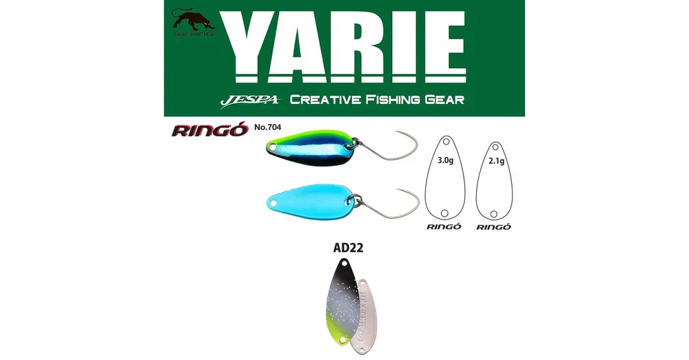 Finale Uitverkoop Yarie 704 Ringo 3.0gr AD22 Saber Silver kanál villantó