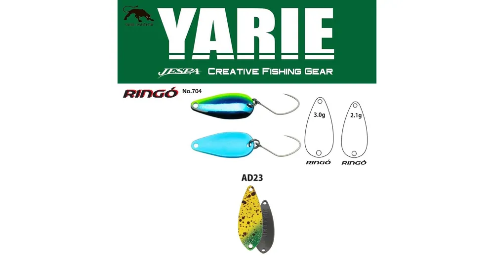 Yarie 704 Ringo 3.0gr AD23 Monkey Banana kanál villantó Aanbieding