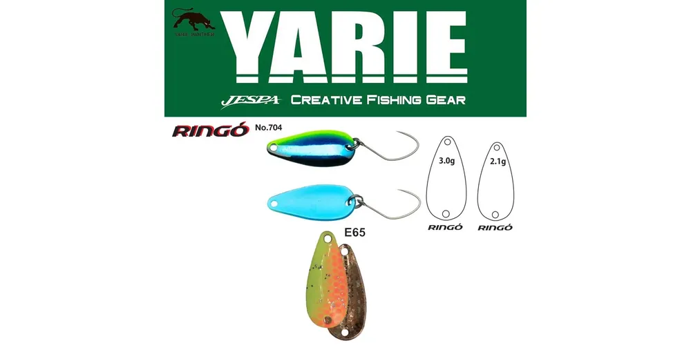 Exclusieve Aanbieding Yarie 704 Ringo 3.0gr E65 Second Lemon kanál villantó
