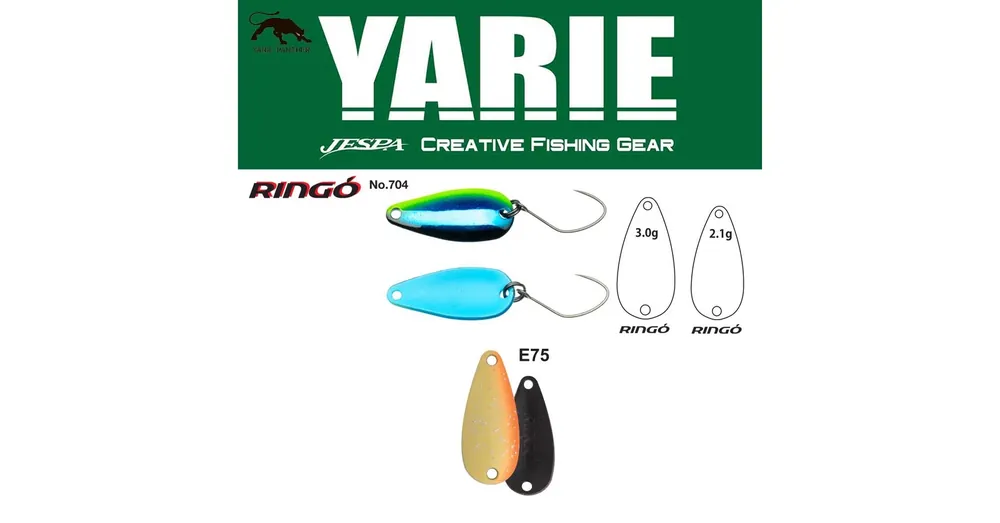 Dagaanbieding Yarie 704 Ringo 3.0gr E75 Orange Peel kanál villantó