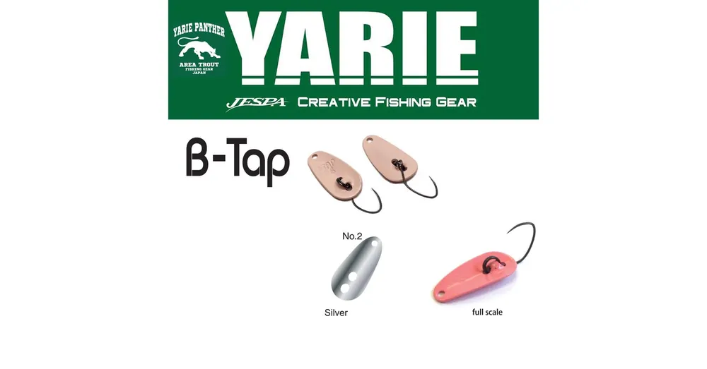 Merkproduct Yarie 705 B-Tap 1.2gr 02 Silver kanál villantó