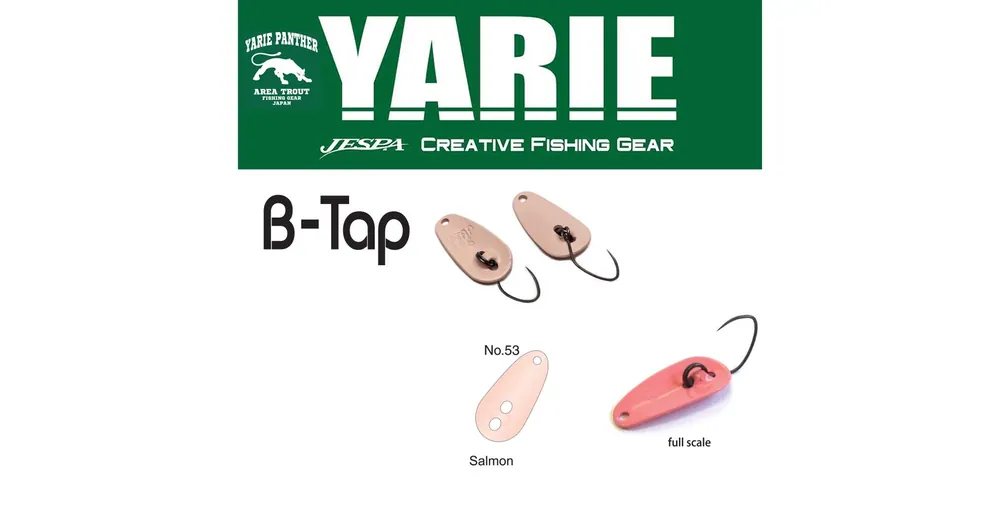 Yarie 705 B-Tap 1.2gr 53 Salamon kanál villantó Direct Verzonden