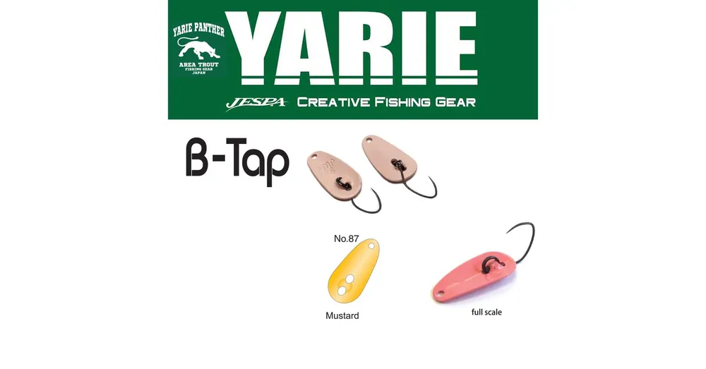 Gratis Retour Yarie 705 B-Tap 1.2gr 87 Mustard kanál villantó