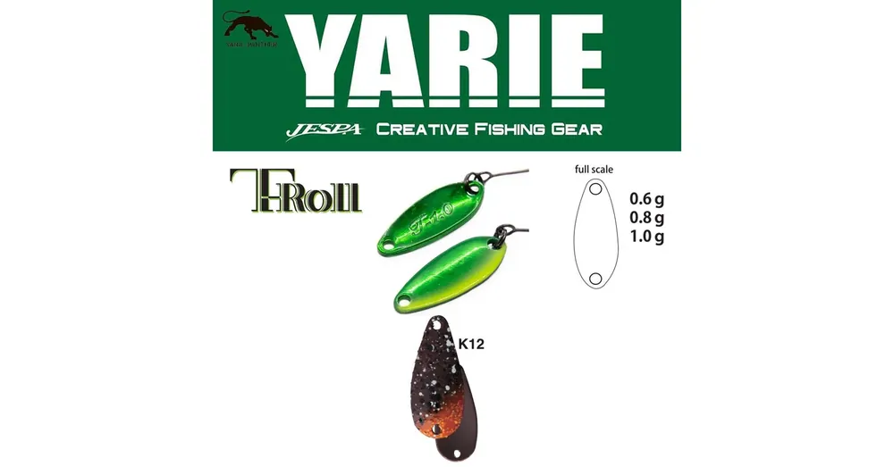Yarie 707T T-Roll 1.0gr K12 Mobility Orange kanál villantó Laatste Versie