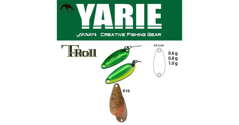 Yarie 707T T-Roll 1.0gr K16 Mobility Beige kanál villantó Lage Prijs