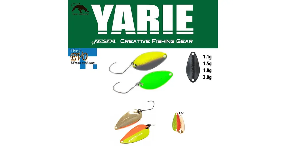 Yarie 708T T-Fresh 2.4gr E77 Half Mac kanál villantó Premium