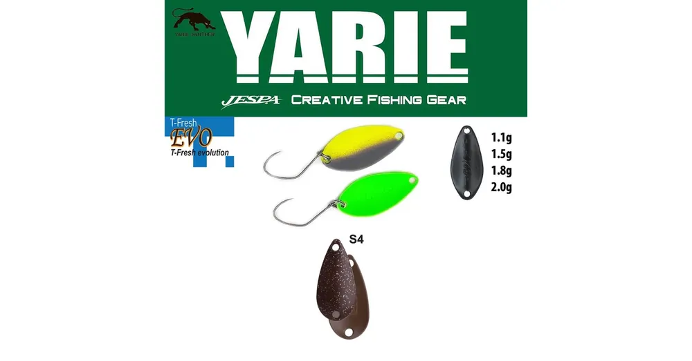 Yarie 710T T-Fresh Evo 1.1gr S4 Marron Squash kanál villantó Merkproduct