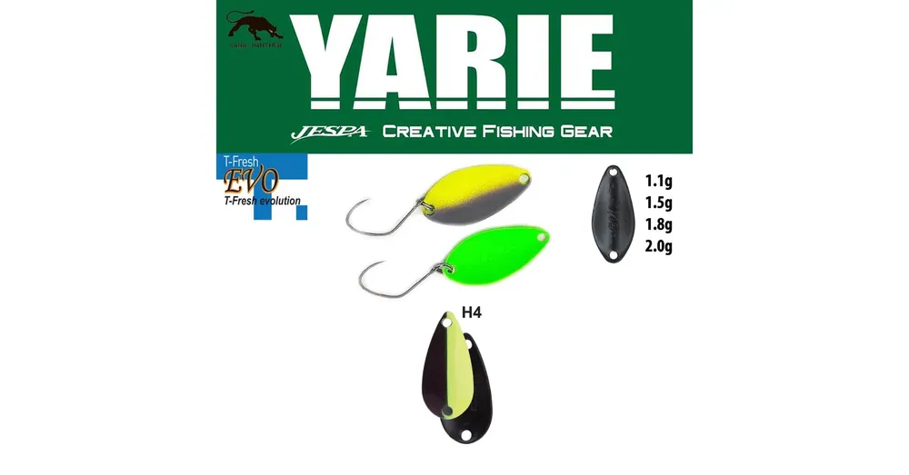 Yarie 710T T-Fresh Evo 1.5gr H4 KM Haif kanál villantó Nieuw