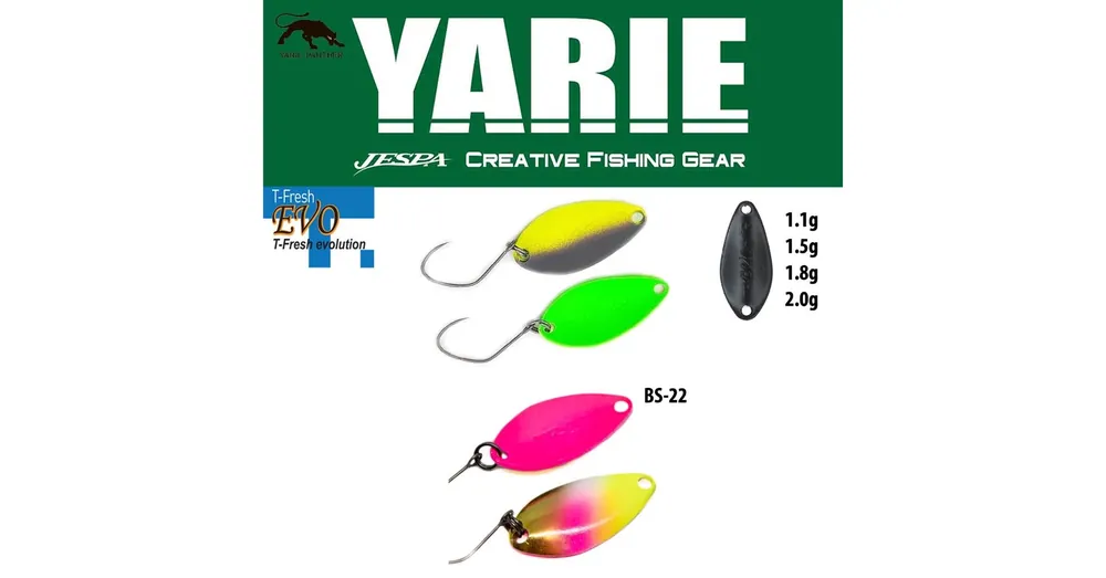Speciale Aanbieding Yarie 710T T-Fresh Evo 2.0gr BS-22 Dragon Fruit kanál villantó