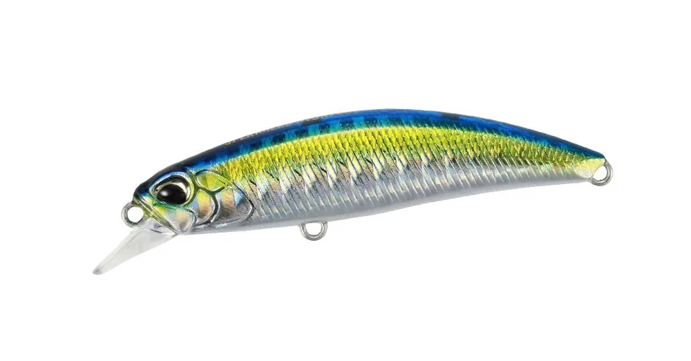 Duo Spearhead Ryuki 60S SW 60mm 6,5g DHA0140 Ocean Blue Back wobbler Direct Beschikbaar