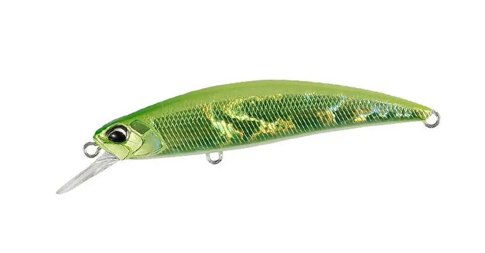 Seizoensaanbieding Duo Spearhead Ryuki 70S SW 70mm 9g ADA4127 Lime Green wobbler