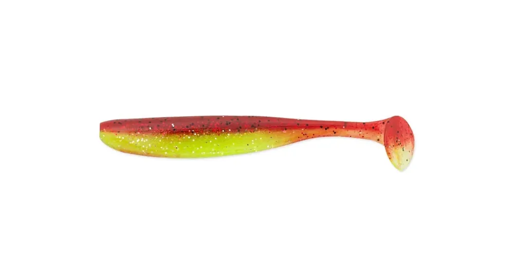 Flitsaanbieding Keitech Easy Shiner 5,4cm (2") 1g -chartreuse silver red- 12db/csg