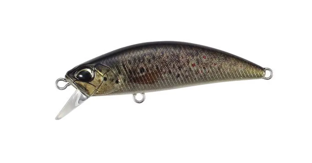 Duo Spearhead Ryuki 50S 5cm 4.5g CCC3815 Brown Trout ND wobbler Weekendaanbieding