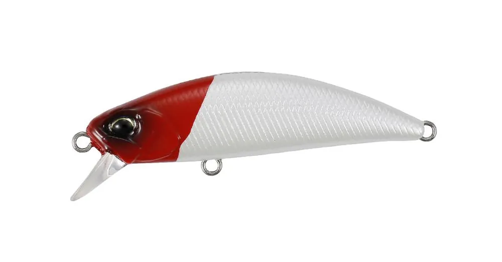 Duo Spearhead Ryuki 45S SW 4.5cm 4g ACC0001 Pearl Red Head wobbler Weekendaanbieding